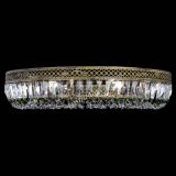 Люстра Венеция Кольцо №8 пластинка под бронзу Зеленая в Подольске