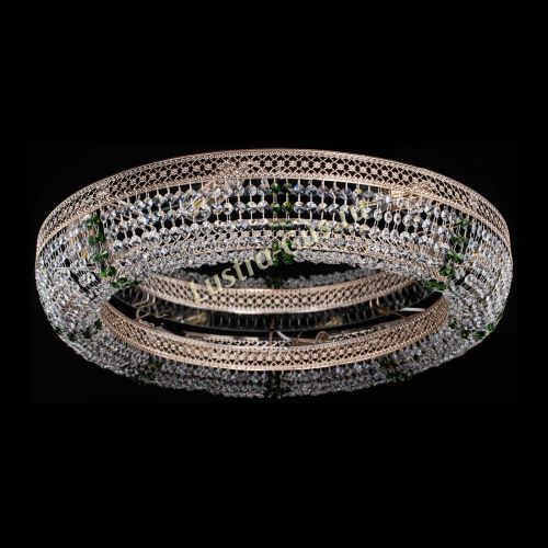 Люстра Венеция Кольцо №8 зеленое в Подольске Гусь Хрустальный