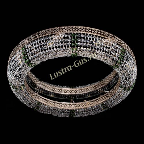 Люстра Венеция Кольцо №8 зеленое в Подольске Гусь Хрустальный