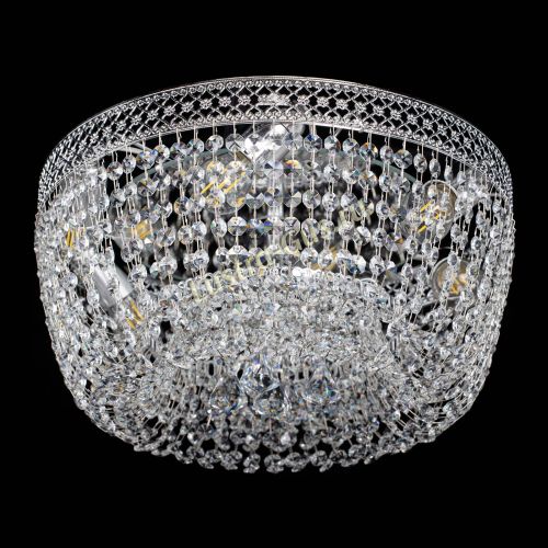 Люстра Венеция Кольцо конус 400 мм в Подольске Гусь Хрустальный