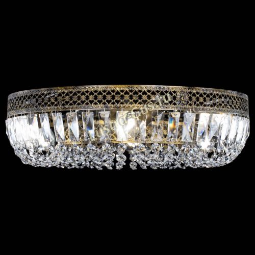 Люстра Венеция Кольцо пластинка под бронзу в Подольске Гусь Хрустальный