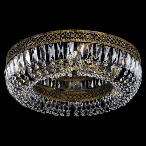 Люстра Венеция Кольцо пластинка под бронзу в Подольске Гусь Хрустальный