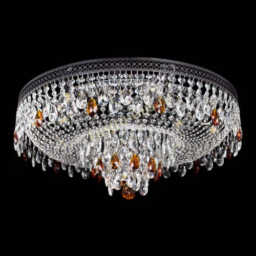 Люстра Венеция Кольцо Черная №8 чайная в Подольске Гусь Хрустальный