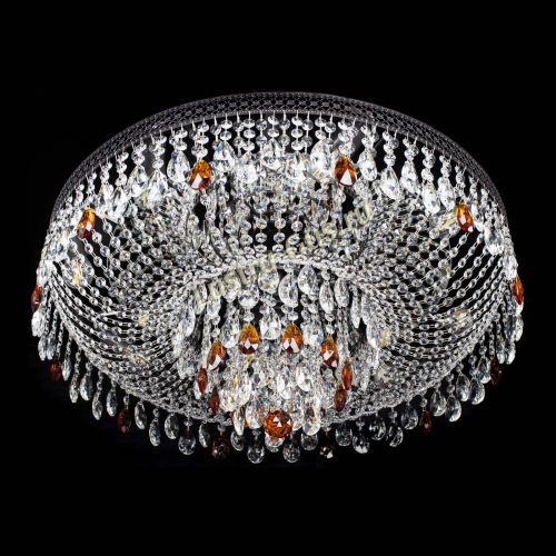 Люстра Венеция Кольцо Черная №8 чайная в Подольске Гусь Хрустальный