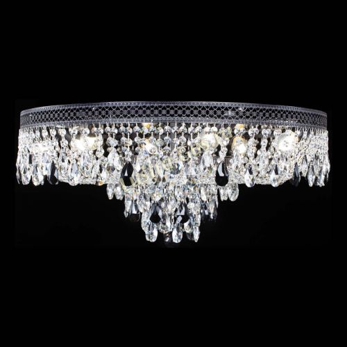 Люстра Венеция Кольцо Черная №8 черная в Подольске Гусь Хрустальный