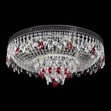 Люстра Венеция Кольцо Черная №8 красная в Подольске