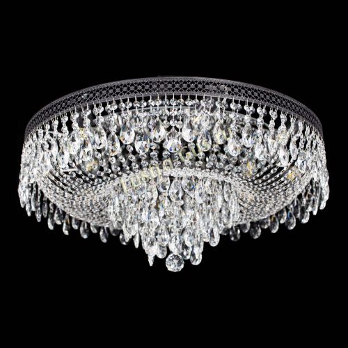 Люстра Венеция Кольцо журавлик №8 черная в Подольске Гусь Хрустальный