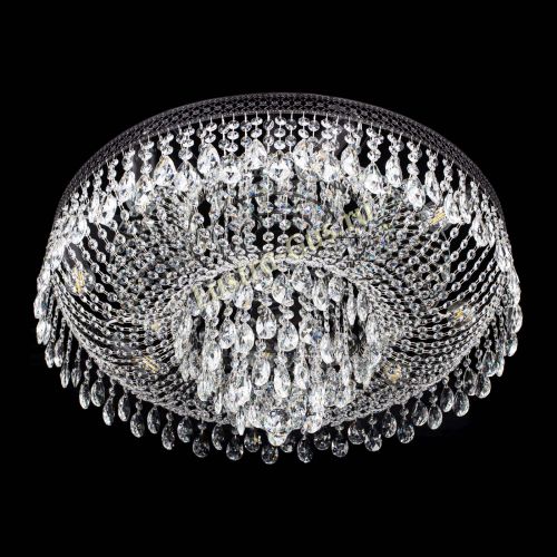 Люстра Венеция Кольцо журавлик №8 черная в Подольске Гусь Хрустальный