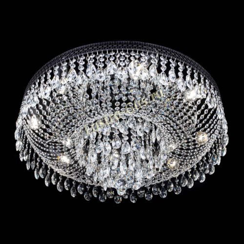 Люстра Венеция Кольцо журавлик №8 черная в Подольске Гусь Хрустальный