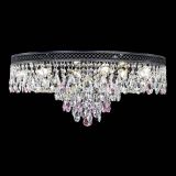 Люстра Венеция Кольцо Черная №8 розовая в Подольске