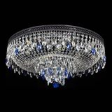 Люстра Венеция Кольцо Черная №8 синяя в Подольске