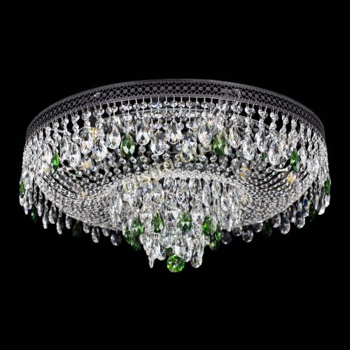 Люстра Венеция Кольцо Черная №8 зеленая в Подольске Гусь Хрустальный