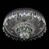 Люстра Венеция Кольцо Черная №8 зеленая в Подольске