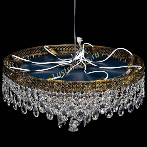 Люстра Венеция Кольцо журавлик №8 под бронзу в Подольске Гусь Хрустальный