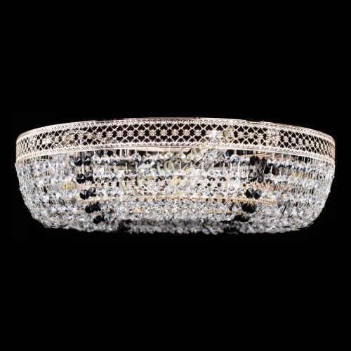 Люстра Венеция Кольцо черная в Подольске Гусь Хрустальный