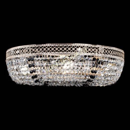 Люстра Венеция Кольцо черная в Подольске Гусь Хрустальный