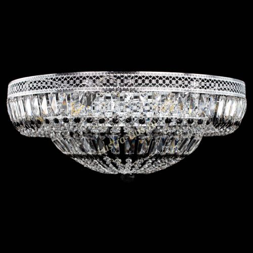 Люстра Венеция Купол пластинка 600 Черная в Подольске Гусь Хрустальный