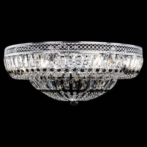 Люстра Венеция Купол пластинка 600 Черная в Подольске Гусь Хрустальный