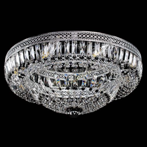 Люстра Венеция Купол пластинка 600 Черная в Подольске Гусь Хрустальный