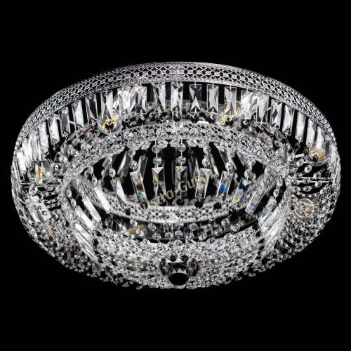 Люстра Венеция Купол пластинка 600 Черная в Подольске Гусь Хрустальный