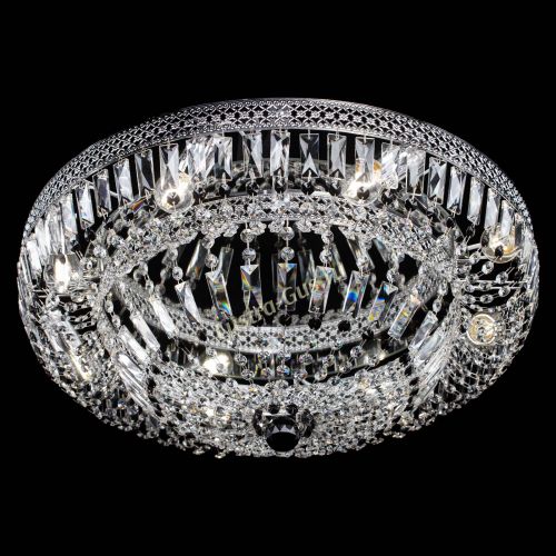 Люстра Венеция Купол пластинка 600 Черная в Подольске Гусь Хрустальный