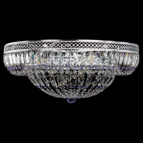 Люстра Венеция Купол пластинка 600 Фиолетовая в Подольске Гусь Хрустальный