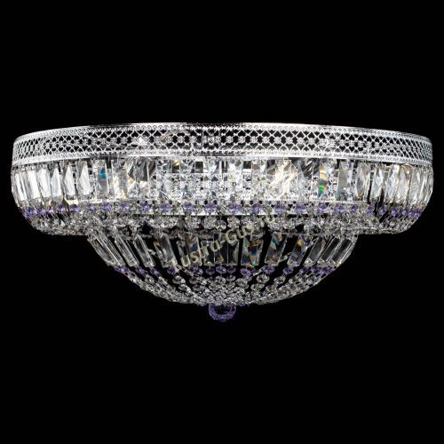 Люстра Венеция Купол пластинка 600 Фиолетовая в Подольске Гусь Хрустальный