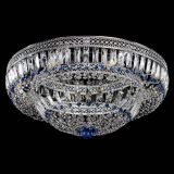 Люстра Венеция Купол пластинка 600 Синяя в Подольске