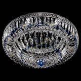 Люстра Венеция Купол пластинка 600 Синяя в Подольске