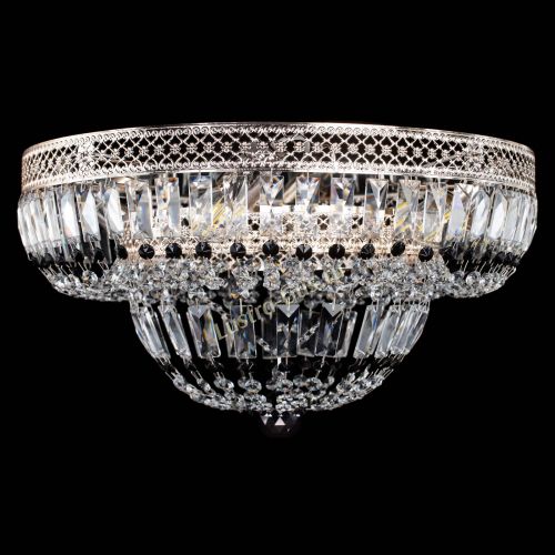 Люстра Венеция Купол пластинка Черная в Подольске Гусь Хрустальный