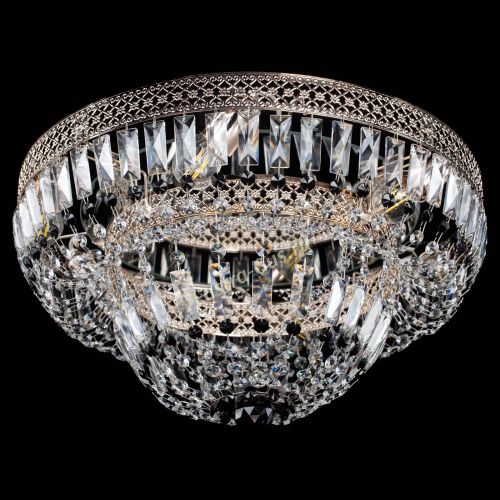 Люстра Венеция Купол пластинка Черная в Подольске Гусь Хрустальный