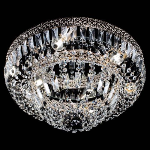 Люстра Венеция Купол пластинка Черная в Подольске Гусь Хрустальный