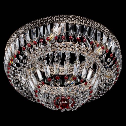 Люстра Венеция Купол пластинка Красная в Подольске Гусь Хрустальный