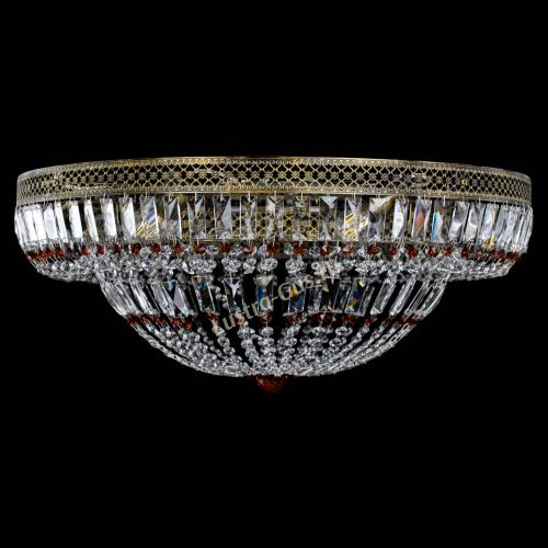 Люстра Венеция Купол пластинка под бронзу Чайная в Подольске Гусь Хрустальный