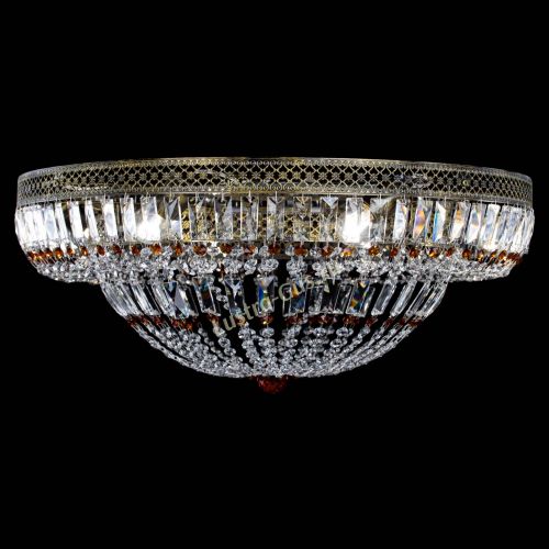 Люстра Венеция Купол пластинка под бронзу Чайная в Подольске Гусь Хрустальный