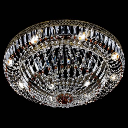 Люстра Венеция Купол пластинка под бронзу Чайная в Подольске Гусь Хрустальный