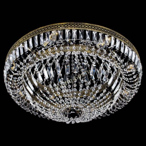 Люстра Венеция Купол пластинка под бронзу Черная в Подольске Гусь Хрустальный