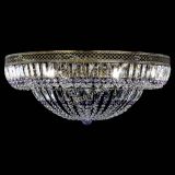 Люстра Венеция Купол пластинка под бронзу Фиолетовая в Подольске