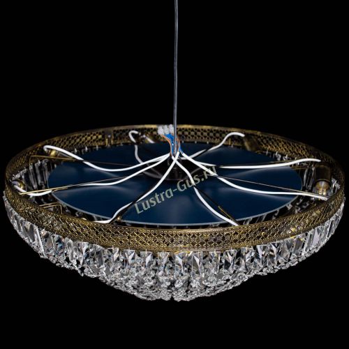 Люстра Венеция Купол пластинка под бронзу в Подольске Гусь Хрустальный