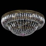 Люстра Венеция Купол пластинка под бронзу Розовая в Подольске