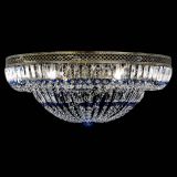 Люстра Венеция Купол пластинка под бронзу Синяя в Подольске