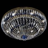 Люстра Венеция Купол пластинка под бронзу Синяя в Подольске