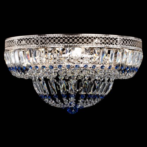 Люстра Венеция Купол пластинка Синяя в Подольске Гусь Хрустальный