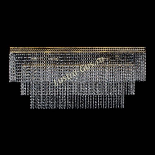 Люстра Прямоугольник Венеция №8 под бронзу в Подольске Гусь Хрустальный