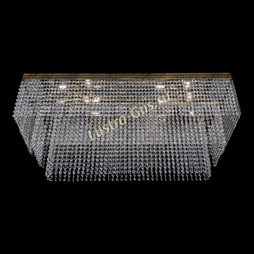 Люстра Прямоугольник Венеция №8 под бронзу в Подольске Гусь Хрустальный