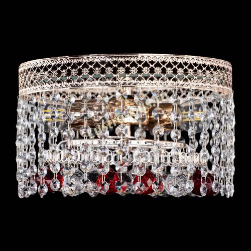 Люстра Венеция шар №2 красная в Подольске Люстра Венеция шар №2 красная в Подольске