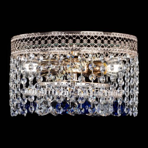 Люстра Венеция шар №2 синяя в Подольске Гусь Хрустальный