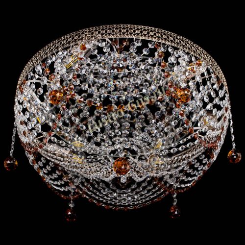 Люстра Венеция Жасмин чайная в Подольске Гусь Хрустальный