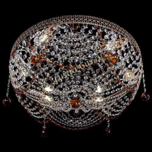 Люстра Венеция Жасмин чайная в Подольске Гусь Хрустальный