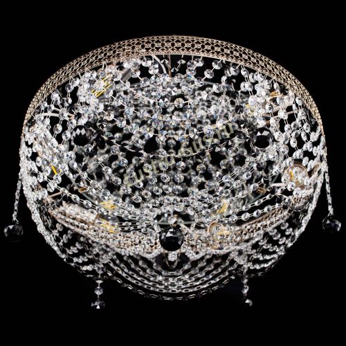 Люстра Венеция Жасмин черная в Подольске Гусь Хрустальный